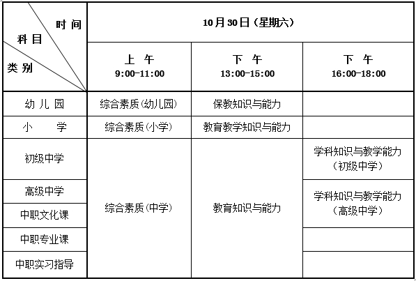 河北省2021年下半年中小学教师资格笔试公告
